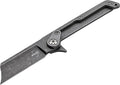 BÖKER PLUS Fragment Minimalist EDC Pocket Knife Lanyard Hole Finger Guard Deep Carry Clip 9Cr13CoMoV Sheepfoot Blade (Stonewashed)
