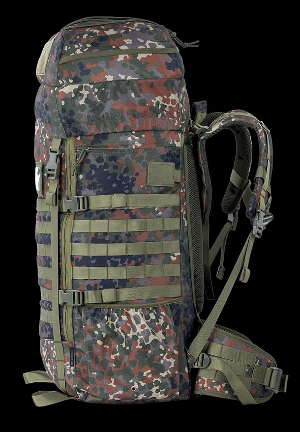 75L Tactical Backpack with Internal Frame MOLLE and Hydration System