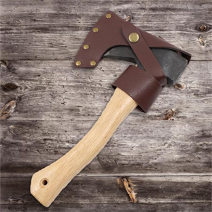 Multifuntional PU Leather Portable Survival Hatchet Soft for Axe Sheath Outdoor Camping Cover Protection Tools Axe Cover for Outdoor Camping Blade Protection