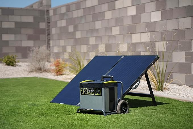 Goal Zero Boulder 200 Briefcase 200-Watt Monocrystalline Solar Panel with Kickstand Portable Solar Panel for Camping and Tailgating Emergency Solar Power