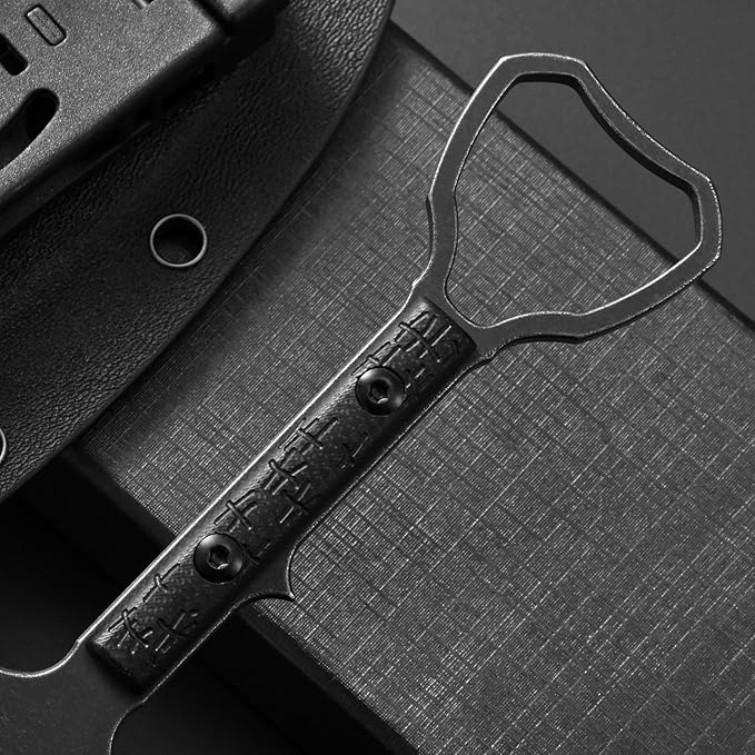 C1345 Fixed Blade Knife K110 Steel Blade G10 Handle EDC Tool Knifes for Outdoor Camping Survival Hiking Hunting(Black)