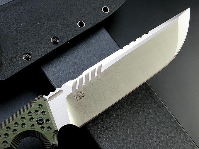 Eafengrow EF146 Fixed Blade Knife Sleipner Steel Blade G10 Handle Full Tang EDC Straight Knife for Working Camping Bushcraft