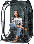 WeatherPod® Pop-Up Sports Tent 1-2 Person – Instant Setup MyPod™ Original Shark Tank All-Weather Pod Shelter for Outdoor Sports Rain Wind &amp Cold