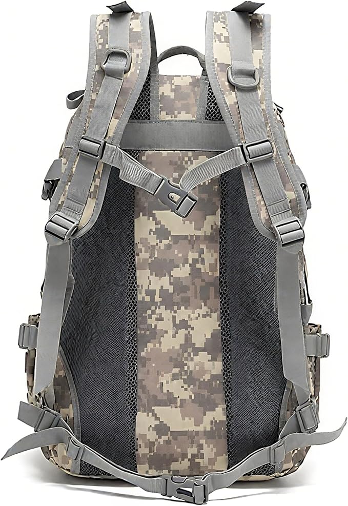 aiGear 25L Waterproof Tactical Backpack - Military Molle Assault Backpack for Men 3-Day Combat Backpack with Water Bottle Holder(25L ACU)
