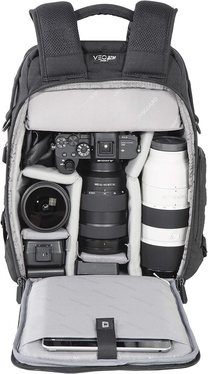 VANGUARD VEO Range T37M Backpack for Mirrorless Camera Tactical Style – Black