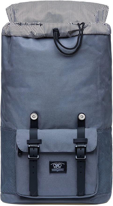 KAUKKO Laptop Outdoor Backpack College Schoolbag Bookbag Travel Hiking Rucksack fits 15-Inch Laptop