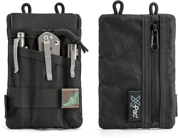 VIPERADE VE1 Pocket Organizer EDC Pouch for Men EDC Organizer Storage EDC Gears Multitool Pocket Pouch Hold Your Flashlight/Pocket Knife Pen Notebook
