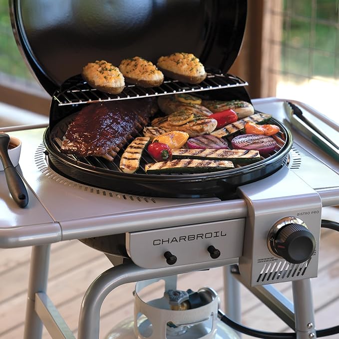 Charbroil Bistro Pro Gas Grill for Small Spaces and Patios Black - 25302161