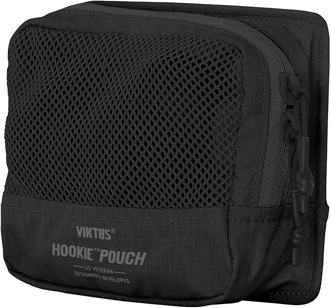 VIKTOS Hookie Pouch EV | Compact 4.75 H x 6 W x 2 D EDC Tactical Gear Storage Organizer Bag w/Zippered Compartment Hook-Backed Attachment