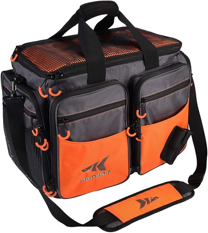 KastKing Fishing Gear &amp Tackle Bags - Saltwater Resistant Fishing Bags - Fishing Tackle Storage Bags