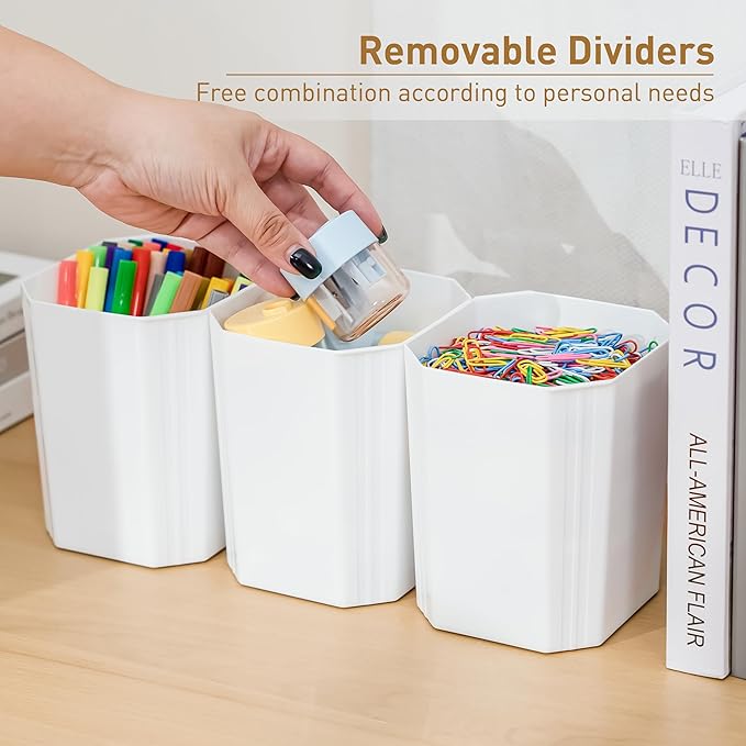 Citylife Craft Organizers 2 Pack-17 QT Clear white