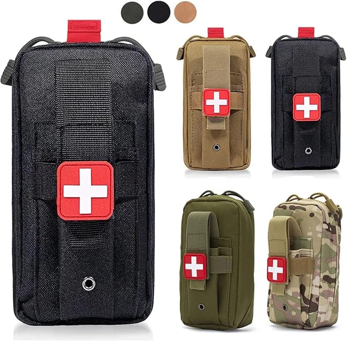 Every Day Carry Bag Molle First Aid Kit Portable Outdoor Rescue Bag Tourniquet Scissors Bag Hunting Survival Pack Hiking Accessories