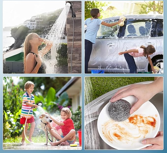 Car Portable Shower for Toyota Corolla 2000-2025 Portable Camping Showers with Heater Automotive Portable Shower Outdoor Hiking Shower