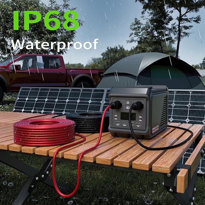 200Ft Solar Panels Extension Cables 6mm² PV Cable Without Connectors IP68 Waterproof 10AWG Solar Wire