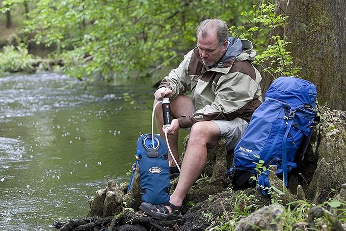Katadyn Pocket Water Filter for Backpacking Group Camping &amp Emergency Preparedness
