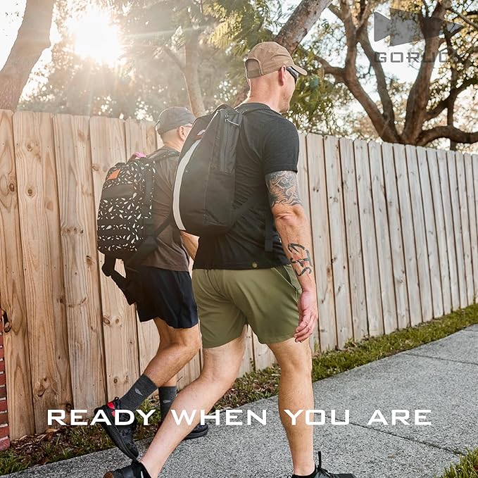 GORUCK Basic Rucker 17L Tactical Backpack (Armored Grey) Bundle with 20LB Ruck Plate – Durable Rucksack &amp MOLLE Daypack – Military Grade Training Gear for Hiking &amp Fitness
