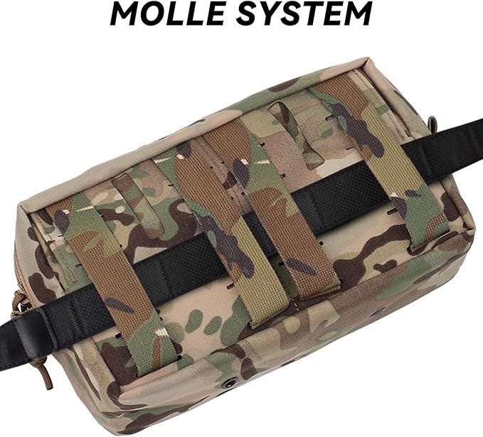 Small Tool Pouch Zipper Bag Molle Pouch General Purpose (GP) Pouch Pouch Organizer Multipurpose Storage Pouch