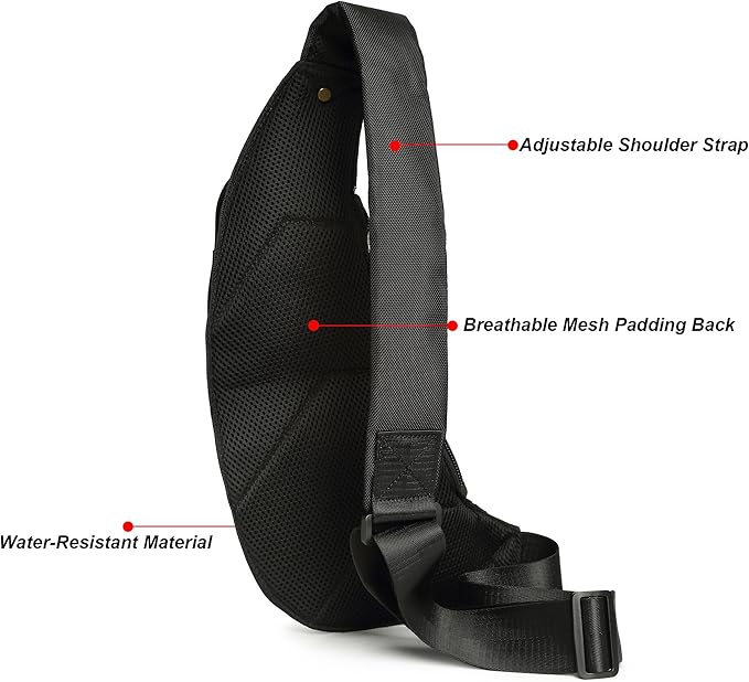 NICGID Sling Backpacks Sling Chest Bag Shoulder Crossbody Bags for Men Women Outdoor Travel | Outdoor Travel