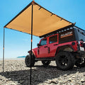 ALL-TOP Vehicle Awning 6.6'x10' Roof Rack Pull-Out Sun Shade UV50+ Weatherproof 4x4 Side Awning for Camping &amp Overland (Hardware Included)
