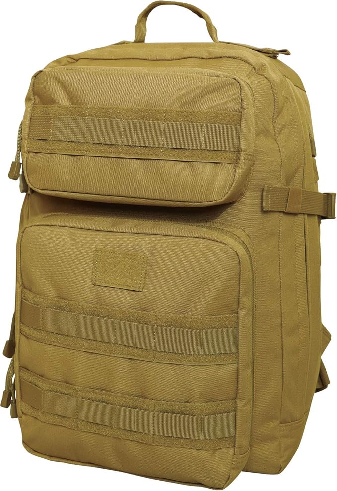 Rothco Fast Mover Tactical Backpack - Outdoor Hiking Pack for EDC Essential Gear (Coyote Brown)