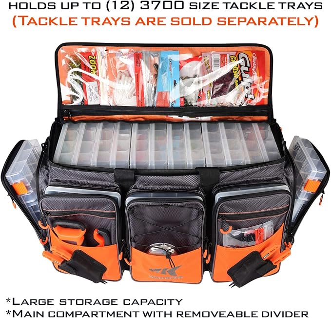 KastKing Fishing Gear &amp Tackle Bags - Saltwater Resistant Fishing Bags - Fishing Tackle Storage Bags