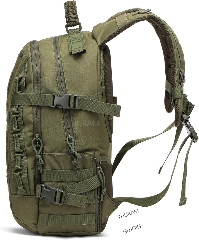 38L Nylon Waterproof Trekking Fishing Hunting Bag Backpack Outdoor Military Rucksacks Tactical Sports Camping Hiking (Green)