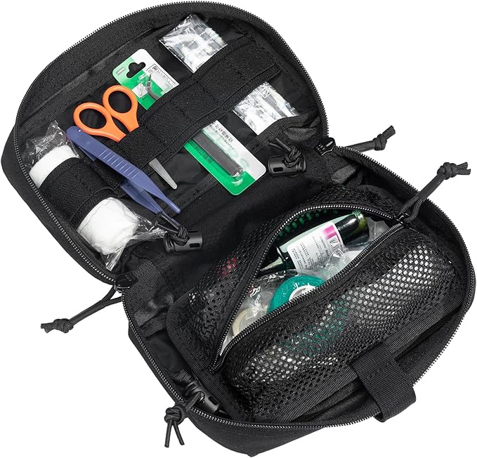 EXCELLENT ELITE SPANKER Tactical First Aid Pouch IFAK Rip Away Molle EMT Pouch Compact Admin Pouch Medical Utility Pouch Emergency Survival Kits for Tactical VestBackpack