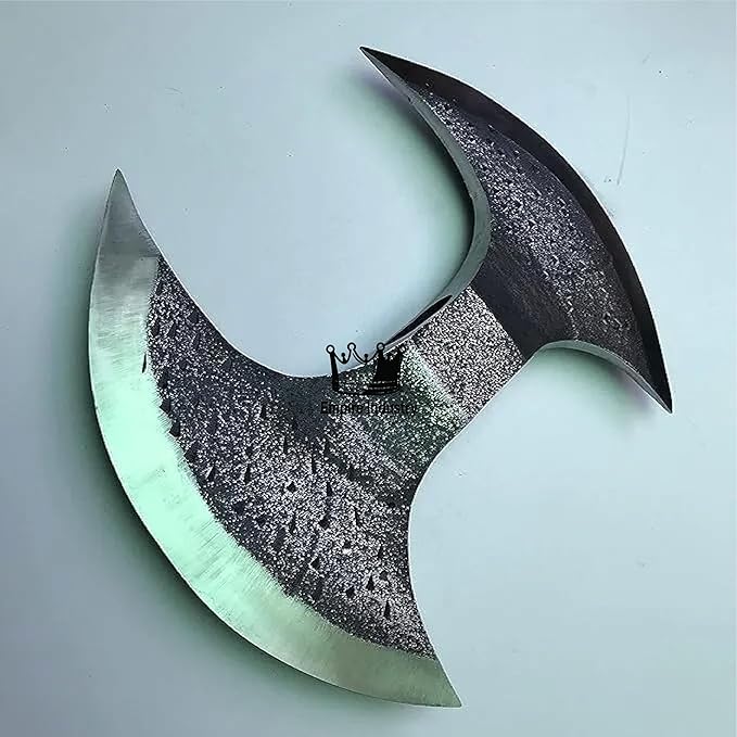 Handmade Carbon Steel Viking Axe Double Sided Axe Head Real Battle Axe Head Warrior Axe Medieval Axe Birthday Gift Hatchet by Empire Industry