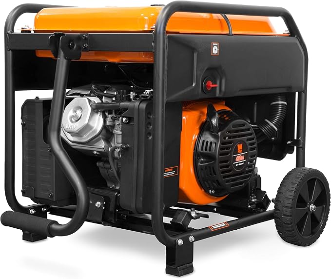 WEN GN875i RV/Transfer-Switch-Ready 8750-Watt Electric Start Open Frame Inverter Generator Black