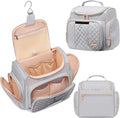 Large Toiletry Bag for Women MenBathroom BagWater Resistant Shower BagMakeup BagPortable Shower Caddy for College DormHanging Travel Toiletry Bag with Transparent Waterproof Phone Pocket
