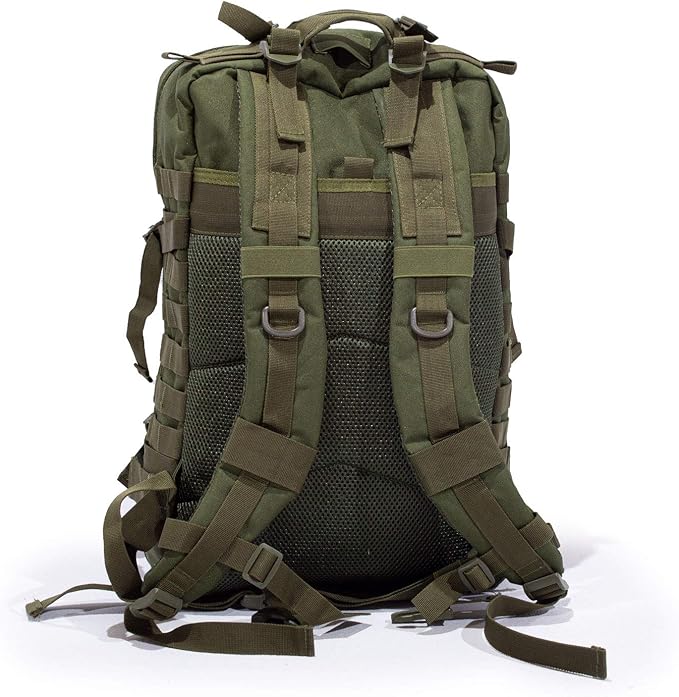 Bug Out Bag Backpack - 50L Tactical Backpack - Great for Survival Essentials (Green)