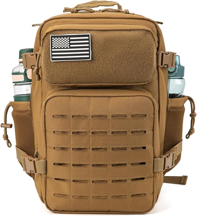 QT&ampQY 25L Tactical backpack &amp Tactical Toiletry Bag…