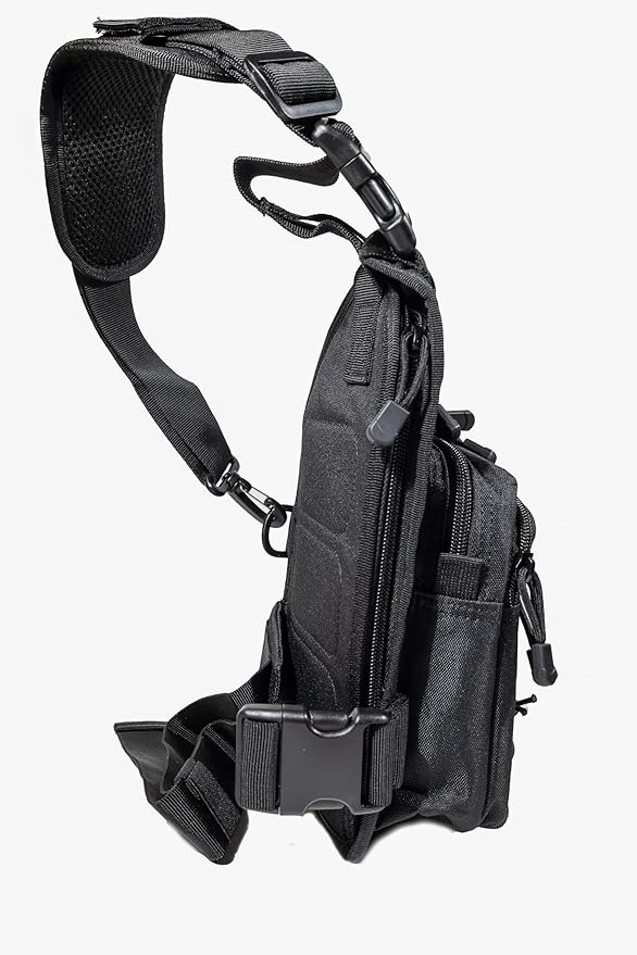 Scrounger's Outdoors Tactical Sling Bag Backpack &amp Outdoor Pistol Carrying Bag &amp Tactical Military Backpack with Gun Holster Waterproof for Shooting Hunting