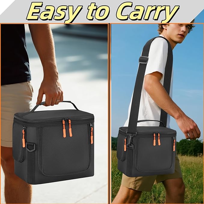 Carrying Case Compatible with Jackery Explorer 300/300 Plus/290/290 Plus/240/240 v2 - Protective Soft Bag with Multiple Pockets for Portable Power Station Accessories