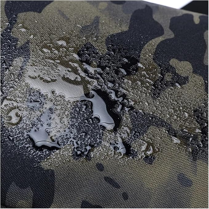 Outdoor Camping Chest Bag for Men Camouflage Backpack Travel Cycling Mountaineering Crossbody Waist Shoulder Sling Tactical Bag(Black Camo)