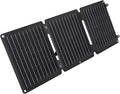 Preppi High Efficiency Solar Panel Foldable ETFE Dual USB-A and USB-C Ports Compact Size for Smartphones Tablets Laptops