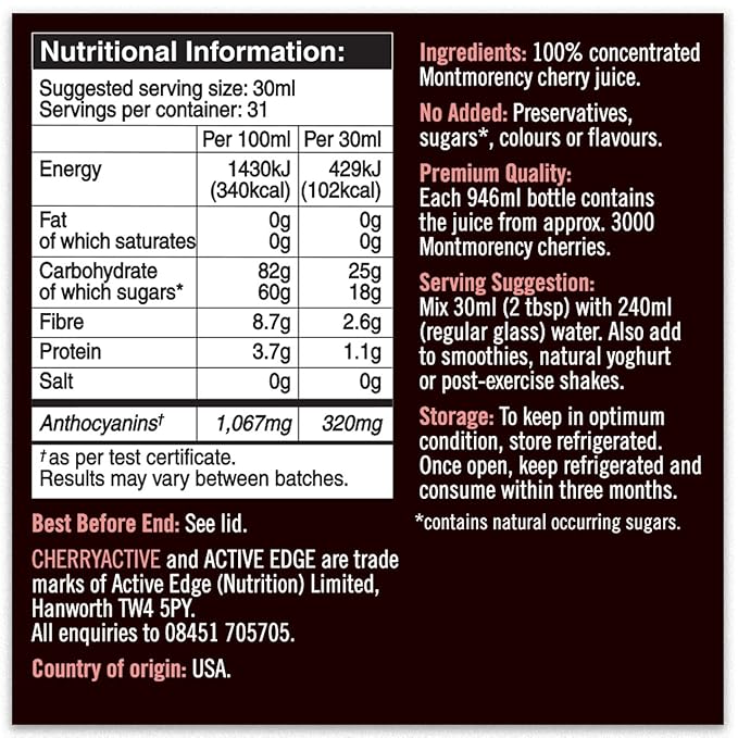 CherryActive Concentrate 946ml