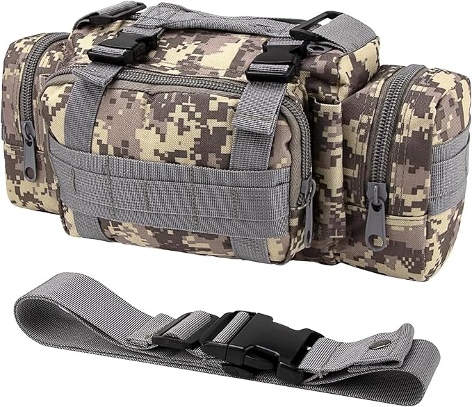 Tactical Shoulder Duffle Bag Water Resistant Deployment Bag Molle Utility Pouch