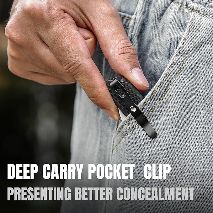 Kizer Mini Momo EDC Pocket Knife 3.2” Nitro V Blade Pocket Folding Knife with Aluminum+G10 Handle Front Flipper EDC knife with Pocket Clip for Men Women Camping Hunting Survival Knives V3663M1