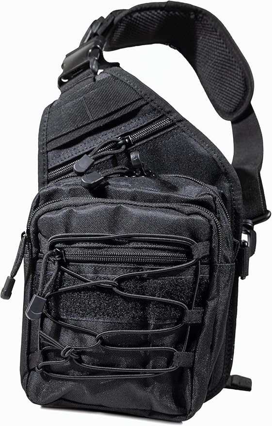 Scrounger's Outdoors Tactical Sling Bag Backpack &amp Outdoor Pistol Carrying Bag &amp Tactical Military Backpack with Gun Holster Waterproof for Shooting Hunting