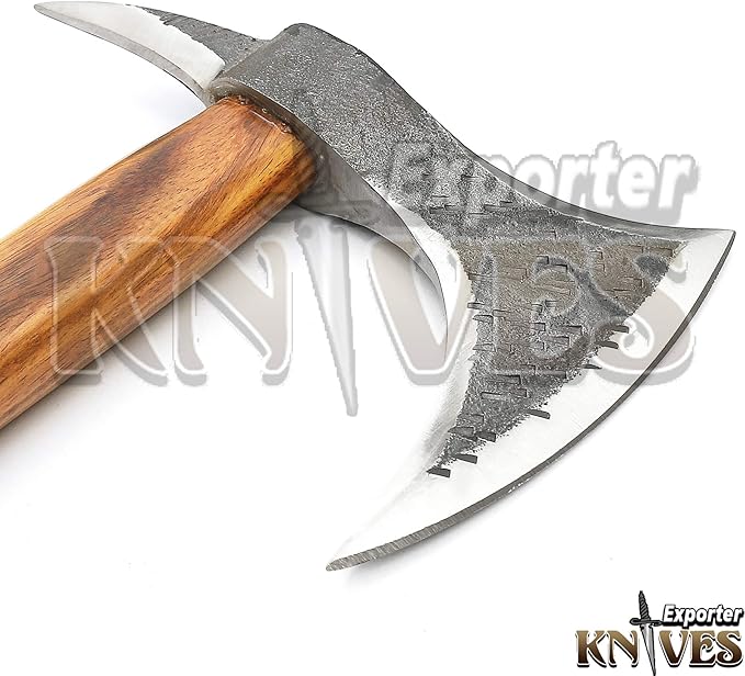 Custom Hand Hammer Forged 1095 Steel Axe/Hatchet 20 Inch Wooden Handle S510