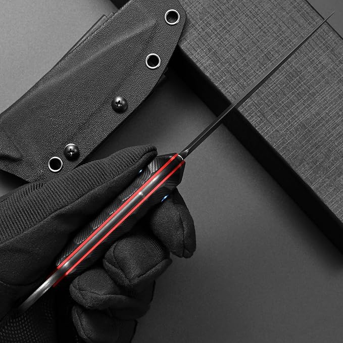 Eafengrow EF152 Fixed Blade Knife K110 Steel Blade G10 Handle Full Tang EDC Tool Knife for Outdoor Working Camping Hiking