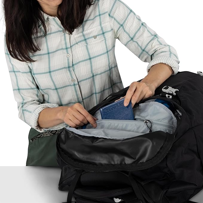 Osprey Fairview Trek Women's Travel Backpack - Hybrid Backpacking &amp Travel Bag with Internal Organization