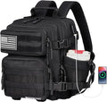 Boomistry 15L Mini Tactical Backpack Small Tactical Backpack for Men and Women Military Backpack for Gym Hiking Daily (Black-15L)