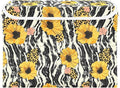 Storage Cube with Lid Leopard Sunflower Print 16.5×12.6×11.8 IN 1 Pack Collapsible Large Capacity Foldable Storage Basket Bin Organizer