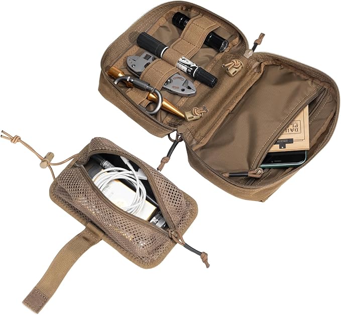 EXCELLENT ELITE SPANKER Tactical First Aid Pouch IFAK Rip Away Molle EMT Pouch Compact Admin Pouch Medical Utility Pouch Emergency Survival Kits for Tactical VestBackpack