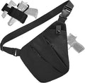 CCW Sling Bag for Concealed Carry Tactical Crossbody Sling Bag with Quick Access Compartment Low Profile Shoulder Chest Bag for Men &amp Women