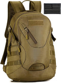 Protector Plus Tactical Motorcycle Backpack Small Military Cycling Pack Bug Out Bag (Patch Included)