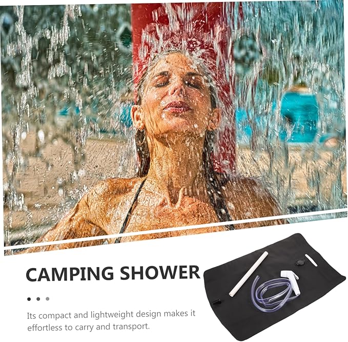 1 Set Camp Shower Bag Portable Outdoor Shower Kit for Travel Camping Water Bag