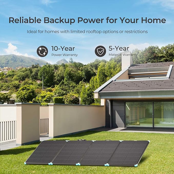 Renogy 220W Portable Solar Panel Suitcase 23% High Efficiency Foldable Solar Charger for Power Station Durable for Decades with Sturdy Kickstands IP67 Waterproof for RV Camping Off-Grid Blackouts